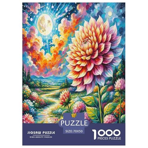 Dahlia Puzzles 1000 Teile Schwer Puzzle Spielzeug Pädagogisches Spiel Impossible Herausforderungsspielzeug Für Erwachsene Und Kinder Ab 12 Jahren 70x50cm/1000pcs Dahlia Puzzles 1000 Teile Schwer Puzzle Spielzeug Pädagogisches Spiel Impossible Herausforderungsspielzeug Für Erwachsene Und Kinder Ab 12 Jahren 70x50cm/1000pcs von GXYUAOIEF