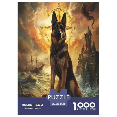 Deutscher Schäfers Puzzle 1000-teilige Schwer Puzzle Spielzeug Lernspiel Impossible Herausforderung Spielzeug Für Erwachsene Und Kinder Ab 12 Jahren 38x26cm/1000pcs Deutscher Schäfers Puzzle 1000-teilige Schwer Puzzle Spielzeug Lernspiel Impossible Herausforderung Spielzeug Für Erwachsene Und Kinder Ab 12 Jahren 38x26cm/1000pcs von GXYUAOIEF