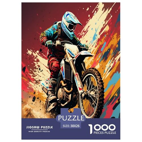 Dirt Bike Puzzle 1000-teilige Schwer Puzzle Spielzeug Lernspiel Impossible Herausforderung Spielzeug Für Erwachsene Und Kinder Ab 14 Jahren 38x26cm/1000pcs Dirt Bike Puzzle 1000-teilige Schwer Puzzle Spielzeug Lernspiel Impossible Herausforderung Spielzeug Für Erwachsene Und Kinder Ab 14 Jahren 38x26cm/1000pcs von GXYUAOIEF