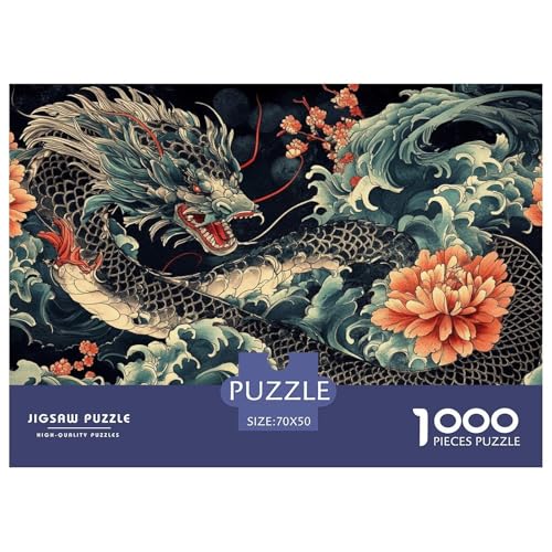 Drache Puzzle 1000 Teile Wellen-Pfingstrosen Puzzles Lernspiel Herausforderung Spielzeug 100% Recycelter Pappe Erwachsenenpuzzle Ab 14 Jahren 70x50cm/1000pcs Drache Puzzle 1000 Teile Wellen-Pfingstrosen Puzzles Lernspiel Herausforderung Spielzeug 100% Recycelter Pappe Erwachsenenpuzzle Ab 14 Jahren 70x50cm/1000pcs von GXYUAOIEF