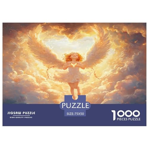 Engel Puzzle 1000 Teile Puzzle Für Erwachsene Und Kinder Ab 14 Jahren Puzzel 1000pcs (75x50cm) von GXYUAOIEF