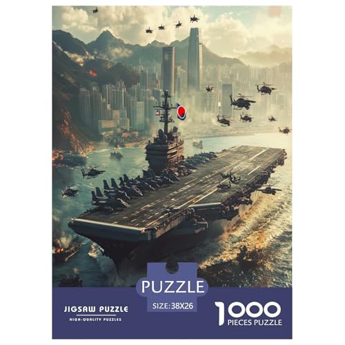 Flugzeugträger Puzzle 1000-teilige Schwer Puzzle Spielzeug Pädagogisches Spiel Impossible Herausforderung Spielzeug Für Erwachsene Und Kinder Ab 14 Jahren 38x26cm/1000pcs Flugzeugträger Puzzle 1000-teilige Schwer Puzzle Spielzeug Pädagogisches Spiel Impossible Herausforderung Spielzeug Für Erwachsene Und Kinder Ab 14 Jahren 38x26cm/1000pcs von GXYUAOIEF