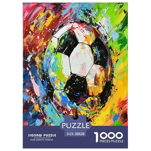 Fußball Pattern Puzzle 1000-teilige Schwer Puzzle Spielzeug Pädagogisches Spiel Impossible Herausforderungsspielzeug Für Erwachsene Und Kinder in Bewährter 38x26cm/1000pcs Fußball Pattern Puzzle 1000-teilige Schwer Puzzle Spielzeug Pädagogisches Spiel Impossible Herausforderungsspielzeug Für Erwachsene Und Kinder in Bewährter 38x26cm/1000pcs von GXYUAOIEF