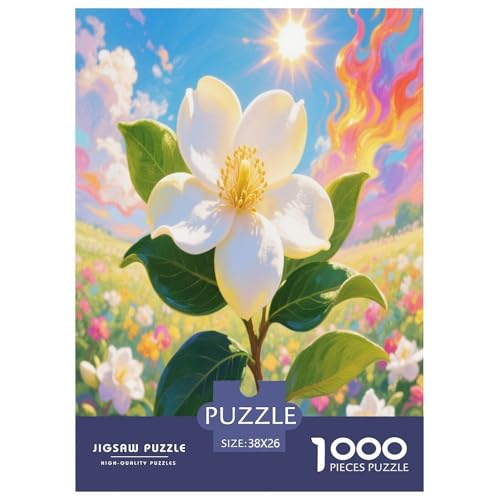 Gardenien Puzzle 1000-teilige Schwer Puzzle Spielzeug Lernspiel Impossible Herausforderungsspielzeug Für Erwachsene Und Kinder in Bewährter 38x26cm/1000pcs Gardenien Puzzle 1000-teilige Schwer Puzzle Spielzeug Lernspiel Impossible Herausforderungsspielzeug Für Erwachsene Und Kinder in Bewährter 38x26cm/1000pcs von GXYUAOIEF
