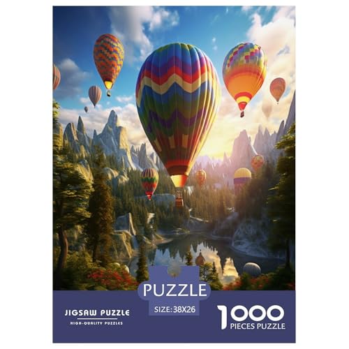 Heißluftballon Puzzle 1000 Teile Schwer Puzzle Spielzeug Pädagogisches Spiel Impossible Herausforderung Spielzeug Für Erwachsene Und Kinder Ab 12 Jahren 38x26cm/1000pcs Heißluftballon Puzzle 1000 Teile Schwer Puzzle Spielzeug Pädagogisches Spiel Impossible Herausforderung Spielzeug Für Erwachsene Und Kinder Ab 12 Jahren 38x26cm/1000pcs von GXYUAOIEF