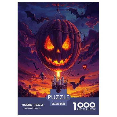 Heißluftballon Puzzle 1000 Teile Schwer Puzzle Spielzeug Pädagogisches Spiel Impossible Herausforderung Spielzeug Für Erwachsene Und Kinder in Bewährter 38x26cm/1000pcs von GXYUAOIEF