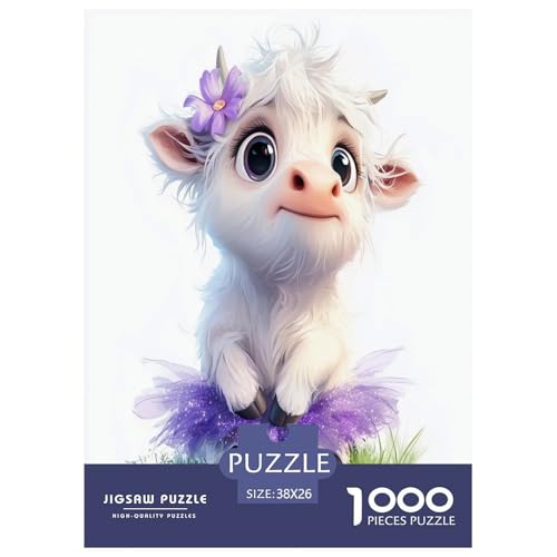 Highland Kuh Puzzle 1000-teilige Schwer Puzzle Spielzeug Pädagogisches Spiel Impossible Herausforderung Spielzeug Für Erwachsene Und Kinder in Bewährter 38x26cm/1000pcs Highland Kuh Puzzle 1000-teilige Schwer Puzzle Spielzeug Pädagogisches Spiel Impossible Herausforderung Spielzeug Für Erwachsene Und Kinder in Bewährter 38x26cm/1000pcs von GXYUAOIEF