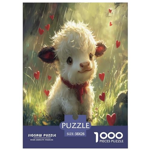 Highland Rinder Puzzle 1000 Teile Schwer Puzzle Spielzeug Lernspiel Impossible Herausforderungsspielzeug Für Erwachsene Kinder 38x26cm/1000pcs Highland Rinder Puzzle 1000 Teile Schwer Puzzle Spielzeug Lernspiel Impossible Herausforderungsspielzeug Für Erwachsene Kinder 38x26cm/1000pcs von GXYUAOIEF