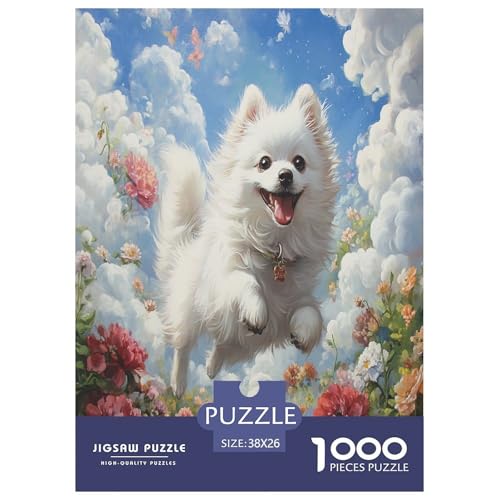 Japanischer Spitz Puzzle 1000-teilige Schwer Puzzle Spielzeug Lernspiel Impossible Herausforderung Spielzeug Für Erwachsene Und Kinder in Bewährter 38x26cm/1000pcs Japanischer Spitz Puzzle 1000-teilige Schwer Puzzle Spielzeug Lernspiel Impossible Herausforderung Spielzeug Für Erwachsene Und Kinder in Bewährter 38x26cm/1000pcs von GXYUAOIEF