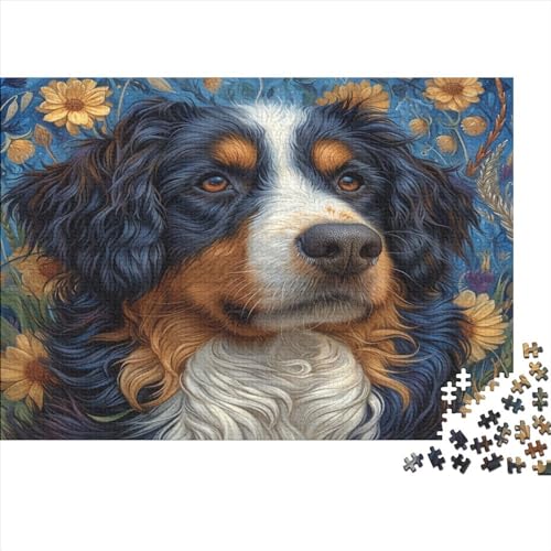 Lächeln Hund Puzzle 1000 Teile Puzzle Für Erwachsene Und Kinder Ab 14 Jahren,Puzzlespiel Erwachsenen Puzzlespiel Puzzel 1000pcs (75x50cm) von GXYUAOIEF