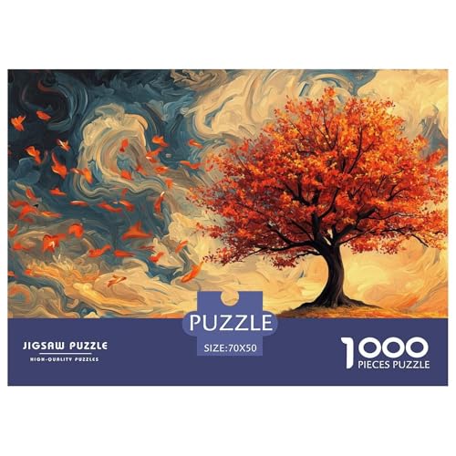 Lebensbaum Puzzle 1000 Teile Ölmalerei-Stil Puzzles Impossible Geschicklichkeitsspiel 100% Recycelter Pappe Erwachsenenpuzzle Ab 14 Jahren 70x50cm/1000pcs Lebensbaum Puzzle 1000 Teile Ölmalerei-Stil Puzzles Impossible Geschicklichkeitsspiel 100% Recycelter Pappe Erwachsenenpuzzle Ab 14 Jahren 70x50cm/1000pcs von GXYUAOIEF
