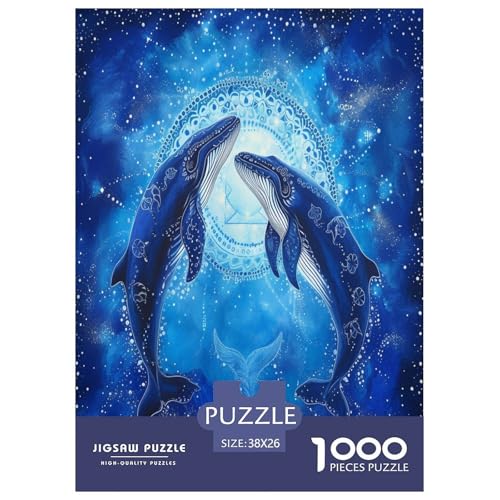 Mandala Zwei Wale Puzzle 1000 Teile Schwer Puzzle Spielzeug Lernspiel Impossible Herausforderung Spielzeug Für Erwachsene Und Kinder in Bewährter 38x26cm/1000pcs Mandala Zwei Wale Puzzle 1000 Teile Schwer Puzzle Spielzeug Lernspiel Impossible Herausforderung Spielzeug Für Erwachsene Und Kinder in Bewährter 38x26cm/1000pcs von GXYUAOIEF