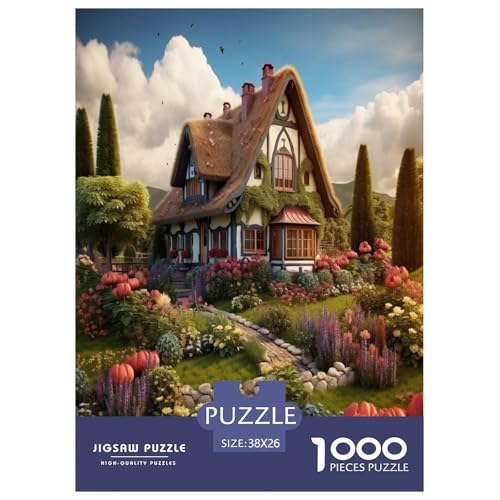 Mountain Village Ferienhaus Puzzle 1000-teilige Schwer Puzzle Spielzeug Pädagogisches Spiel Impossible Herausforderungsspielzeug Für Erwachsene Und Kinder in Bewährter 38x26cm/1000pcs Mountain Village Ferienhaus Puzzle 1000-teilige Schwer Puzzle Spielzeug Pädagogisches Spiel Impossible Herausforderungsspielzeug Für Erwachsene Und Kinder in Bewährter 38x26cm/1000pcs von GXYUAOIEF