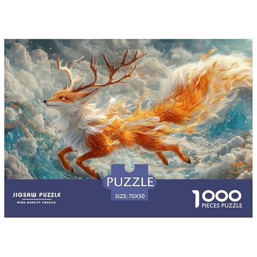 Mythisches Wesen Puzzle 1000 Teile Wolkenflammen Puzzles Stress Abbauen Familien-Puzzlespiel 100% Recycelter Pappe Home Dekoration 70x50cm/1000pcs Mythisches Wesen Puzzle 1000 Teile Wolkenflammen Puzzles Stress Abbauen Familien-Puzzlespiel 100% Recycelter Pappe Home Dekoration 70x50cm/1000pcs von GXYUAOIEF