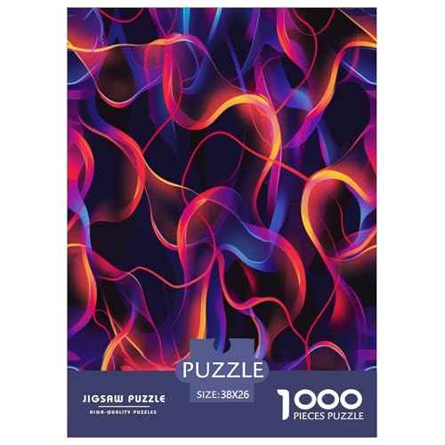 Neonlichtkurve Puzzles 1000-teilige Schwer Puzzle Spielzeug Lernspiel Impossible Herausforderungsspielzeug Für Erwachsene Und Kinder in Bewährter 38x26cm/1000pcs Neonlichtkurve Puzzles 1000-teilige Schwer Puzzle Spielzeug Lernspiel Impossible Herausforderungsspielzeug Für Erwachsene Und Kinder in Bewährter 38x26cm/1000pcs von GXYUAOIEF