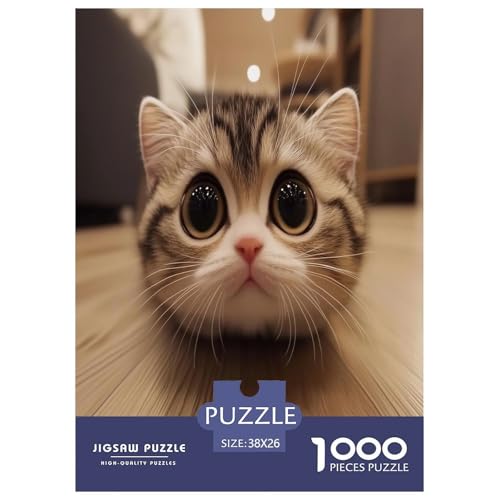 Niedliche Katze Puzzle 1000-teilige Schwer Puzzle Spielzeug Pädagogisches Spiel Impossible Herausforderung Spielzeug Für Erwachsene Und Kinder in Bewährter 38x26cm/1000pcs Niedliche Katze Puzzle 1000-teilige Schwer Puzzle Spielzeug Pädagogisches Spiel Impossible Herausforderung Spielzeug Für Erwachsene Und Kinder in Bewährter 38x26cm/1000pcs von GXYUAOIEF