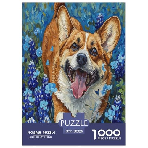 Niedlicher Hund Puzzle 1000 Teile Schwer Puzzle Spielzeug Lernspiel Impossible Herausforderungsspielzeug Für Erwachsene Und Kinder Ab 12 Jahren 38x26cm/1000pcs Niedlicher Hund Puzzle 1000 Teile Schwer Puzzle Spielzeug Lernspiel Impossible Herausforderungsspielzeug Für Erwachsene Und Kinder Ab 12 Jahren 38x26cm/1000pcs von GXYUAOIEF