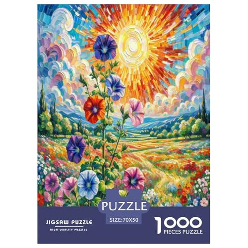 Petunia Hybride Puzzles 1000 Teile Schwer Puzzle Spielzeug Pädagogisches Spiel Impossible Herausforderungsspielzeug Für Erwachsene Kinder 70x50cm/1000pcs von GXYUAOIEF
