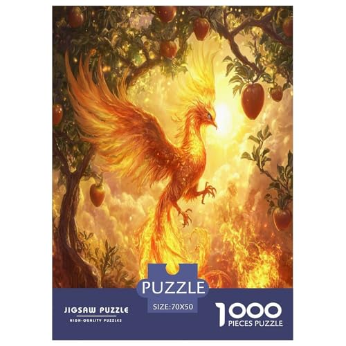 Phoenix Puzzles 1000 Teile Schwer Puzzle Spielzeug Pädagogisches Spiel Impossible Herausforderungsspielzeug Für Erwachsene Und Kinder in Bewährter 70x50cm/1000pcs von GXYUAOIEF
