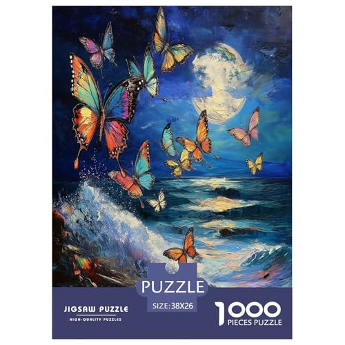 Schmetterling Puzzle 1000 Teile Schwer Puzzle Spielzeug Pädagogisches Spiel Impossible Herausforderungsspielzeug Für Erwachsene Und Kinder Ab 12 Jahren 38x26cm/1000pcs Schmetterling Puzzle 1000 Teile Schwer Puzzle Spielzeug Pädagogisches Spiel Impossible Herausforderungsspielzeug Für Erwachsene Und Kinder Ab 12 Jahren 38x26cm/1000pcs von GXYUAOIEF