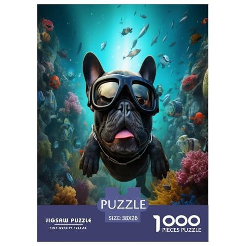 Schwimmen Welpen Puzzle 1000 Teile Schwer Puzzle Spielzeug Lernspiel Impossible Herausforderungsspielzeug Für Erwachsene Und Kinder Ab 12 Jahren 38x26cm/1000pcs Schwimmen Welpen Puzzle 1000 Teile Schwer Puzzle Spielzeug Lernspiel Impossible Herausforderungsspielzeug Für Erwachsene Und Kinder Ab 12 Jahren 38x26cm/1000pcs von GXYUAOIEF