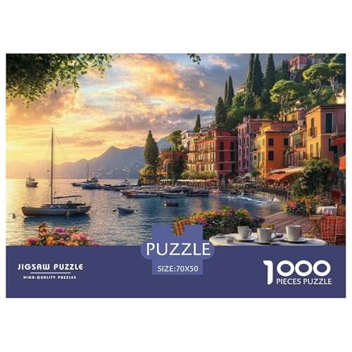Seestadt Puzzle 1000 Teile Sonnenuntergangsschiff Puzzles Stress Abbauen Familien-Puzzlespiel 100% Recycelter Pappe Erwachsenenpuzzle Ab 14 Jahren 70x50cm/1000pcs Seestadt Puzzle 1000 Teile Sonnenuntergangsschiff Puzzles Stress Abbauen Familien-Puzzlespiel 100% Recycelter Pappe Erwachsenenpuzzle Ab 14 Jahren 70x50cm/1000pcs von GXYUAOIEF