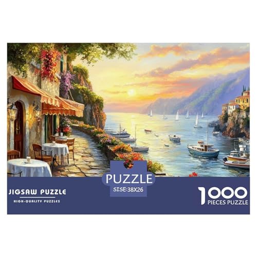 Seestadt Puzzle 1000-teilige Restaurantboote Puzzles EIN Herausforderndes Rätsel 100% Recycelter Pappe Home Dekoration 38x26cm/1000pcs Seestadt Puzzle 1000-teilige Restaurantboote Puzzles EIN Herausforderndes Rätsel 100% Recycelter Pappe Home Dekoration 38x26cm/1000pcs von GXYUAOIEF