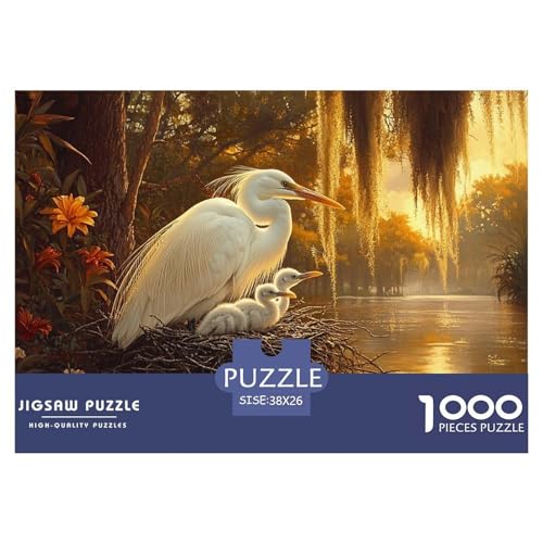 Seidenreiher Puzzle 1000 Teile Dämmerungsblüten Puzzles EIN Herausforderndes Rätsel 100% Recycelter Pappe Erwachsenenpuzzle Ab 14 Jahren 38x26cm/1000pcs Seidenreiher Puzzle 1000 Teile Dämmerungsblüten Puzzles EIN Herausforderndes Rätsel 100% Recycelter Pappe Erwachsenenpuzzle Ab 14 Jahren 38x26cm/1000pcs von GXYUAOIEF
