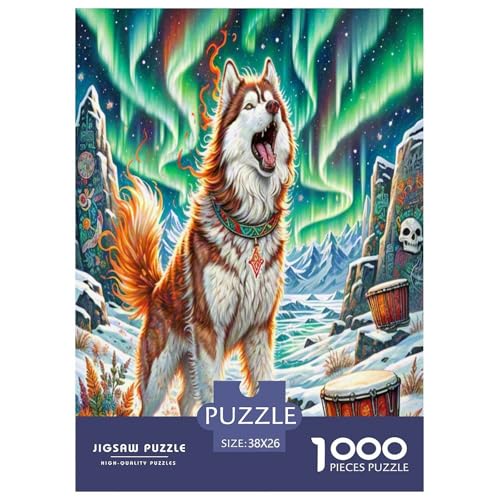 Sibirischer Husky Puzzles 1000 Teile Schwer Puzzle Spielzeug Lernspiel Impossible Herausforderung Spielzeug Für Erwachsene Und Kinder in Bewährter 38x26cm/1000pcs Sibirischer Husky Puzzles 1000 Teile Schwer Puzzle Spielzeug Lernspiel Impossible Herausforderung Spielzeug Für Erwachsene Und Kinder in Bewährter 38x26cm/1000pcs von GXYUAOIEF