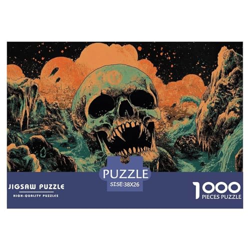 Skelett Puzzle 1000 Teile Felsen und Wasser Puzzles EIN Herausforderndes Rätsel 100% Recycelter Pappe Für Erwachsene Und Kinder Ab 14 Jahren 38x26cm/1000pcs Skelett Puzzle 1000 Teile Felsen und Wasser Puzzles EIN Herausforderndes Rätsel 100% Recycelter Pappe Für Erwachsene Und Kinder Ab 14 Jahren 38x26cm/1000pcs von GXYUAOIEF