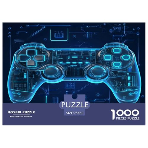 Spieler 1000 Teile,Impossible Puzzle,Geschicklichkeitsspiel Für Die Ganze Familie, Erwachsenen Puzzlespiel Puzzel 1000pcs (75x50cm) von GXYUAOIEF