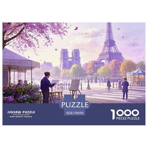 Straße Puzzle 1000 Teile Eiffelturm Puzzles Lernspiel Herausforderung Spielzeug 100% Recycelter Pappe Für Erwachsene Kinder 70x50cm/1000pcs Straße Puzzle 1000 Teile Eiffelturm Puzzles Lernspiel Herausforderung Spielzeug 100% Recycelter Pappe Für Erwachsene Kinder 70x50cm/1000pcs von GXYUAOIEF