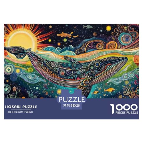Wal Puzzle 1000 Teile Traumhafter Stil Puzzlespiele 100% Recycelter Pappe Geschenke Für Frauen,Geschenke Für Männer 38x26cm/1000pcs Wal Puzzle 1000 Teile Traumhafter Stil Puzzlespiele 100% Recycelter Pappe Geschenke Für Frauen,Geschenke Für Männer 38x26cm/1000pcs von GXYUAOIEF