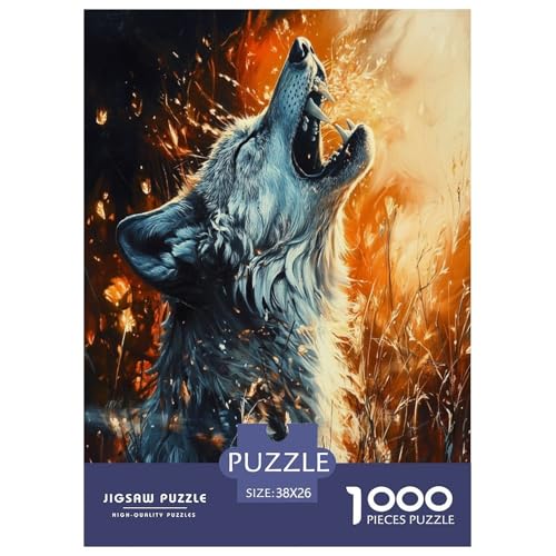 Wolf Puzzles 1000 Teile Schwer Puzzle Spielzeug Pädagogisches Spiel Impossible Herausforderung Spielzeug Für Erwachsene Und Kinder in Bewährter 38x26cm/1000pcs Wolf Puzzles 1000 Teile Schwer Puzzle Spielzeug Pädagogisches Spiel Impossible Herausforderung Spielzeug Für Erwachsene Und Kinder in Bewährter 38x26cm/1000pcs von GXYUAOIEF