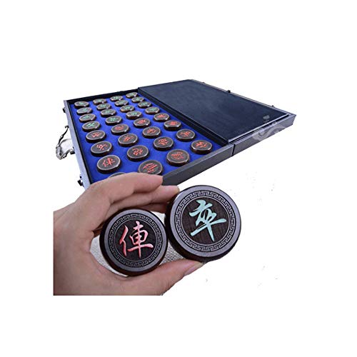 Chinesisches Schach Palisander Faltbares 32 Stück/Set Altes Schach Go Schach Internationale Dame Faltspielzeug Geschenk Nicht magnetisch Chinesisches Schach Palisander Faltbares 32 Stück/Set Altes Schach Go Schach Internationale Dame Faltspielzeug Geschenk Nicht magnetisch von GYBBHia