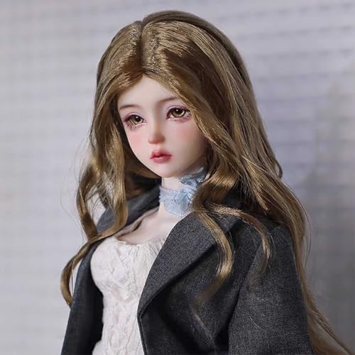 BJD Puppe 1/4 44 cm Mädchen Harz Humanoid SD Kugelgelenkpuppe mit Kleidung, Perücke, Schuhen von GYHCB