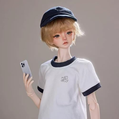 BJD Puppe 1/4 Männlich 45cm Harz Kugelgelenkpuppe, Handbemalt SD Puppen mit Sportanzug, zum Geburtstagsgeschenk von GYHCB