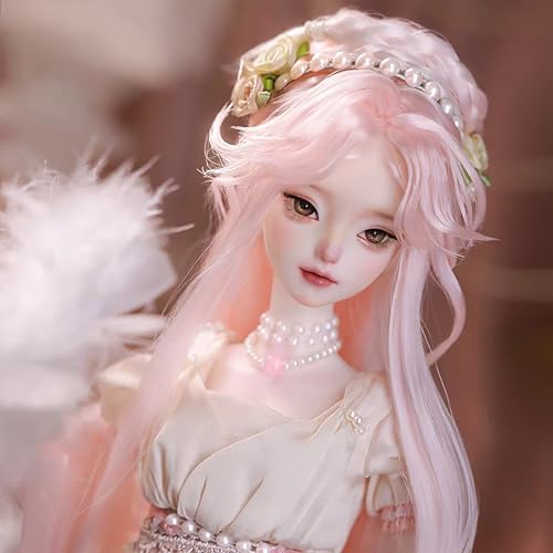 Handgefertigte BJD Doll 1/4 Noble Girl Harz Kugelgelenke Actionfigur SD Puppe, Höhe 17.3 in/44 cm von GYHCB