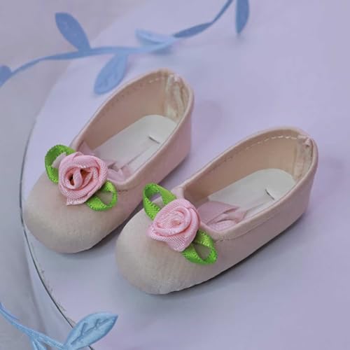 Puppenschuhe für 1/4 BJD, Ballerinas für Puppen, Mini Flache Schuhe für Weibliche Puppen, DIY-Kostüm, Kleid, Kostüm Zubehör Puppenschuhe für 1/4 BJD, Ballerinas für Puppen, Mini Flache Schuhe für Weibliche Puppen, DIY-Kostüm, Kleid, Kostüm Zubehör von GYHCB