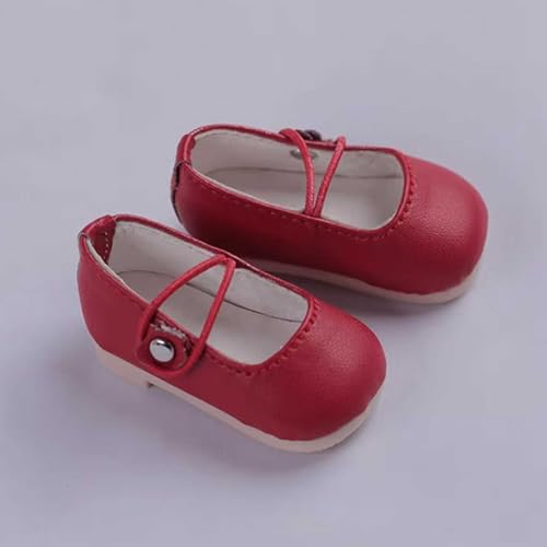 Puppenschuhe für BJD-Puppen, Puppenlederschuhe, Mini Schuhe mit Schnürsenkeln Lederschuhe Dekorative Schuhe, Puppenkleidung für Puppe Dress Up Decor Puppenschuhe für BJD-Puppen, Puppenlederschuhe, Mini Schuhe mit Schnürsenkeln Lederschuhe Dekorative Schuhe, Puppenkleidung für Puppe Dress Up Decor von GYHCB