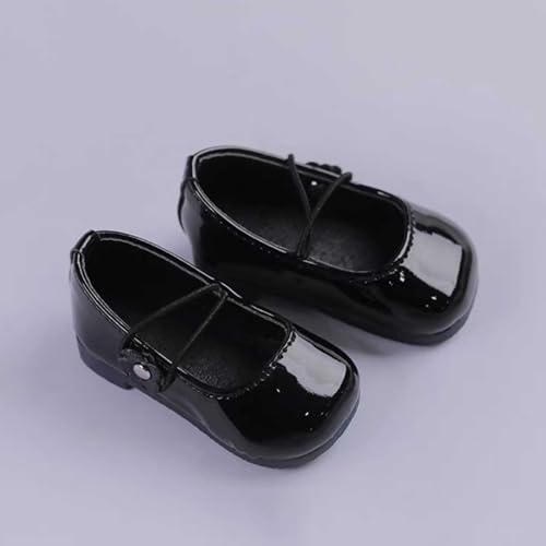 Puppenschuhe für BJD-Puppen, Puppenlederschuhe, Mini Schuhe mit Schnürsenkeln Lederschuhe Dekorative Schuhe, Puppenkleidung für Puppe Dress Up Decor Puppenschuhe für BJD-Puppen, Puppenlederschuhe, Mini Schuhe mit Schnürsenkeln Lederschuhe Dekorative Schuhe, Puppenkleidung für Puppe Dress Up Decor von GYHCB