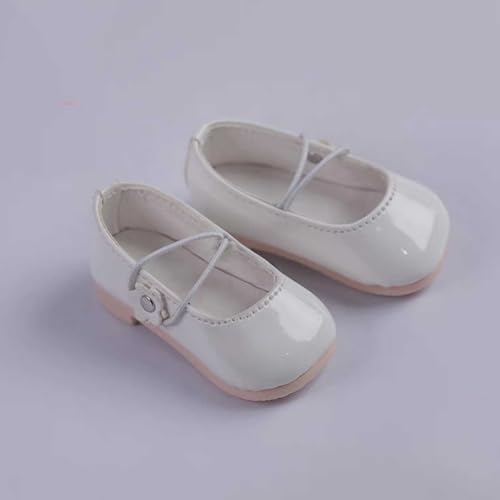 Puppenschuhe für BJD-Puppen, Puppenlederschuhe, Mini Schuhe mit Schnürsenkeln Lederschuhe Dekorative Schuhe, Puppenkleidung für Puppe Dress Up Decor Puppenschuhe für BJD-Puppen, Puppenlederschuhe, Mini Schuhe mit Schnürsenkeln Lederschuhe Dekorative Schuhe, Puppenkleidung für Puppe Dress Up Decor von GYHCB