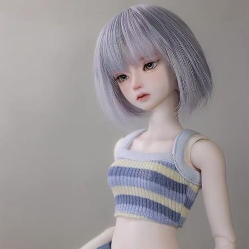 Schlichter Stil BJD-Puppe 1/4 Kurzhaar Kugelgelenkpuppen, Handgefertigt, Höhe 44 cm/17in, Für SD-Puppensammler von GYHCB