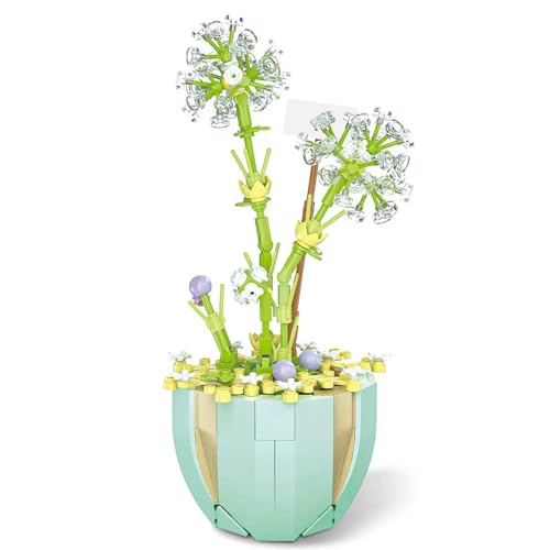 GYHWOFUL Pflanzen Blumenstrauß Bauspielzeug, Löwenzahn Blumen Bausteine, Bonsai Baustein, Home Deko, Zimmerdeko, Geschenk für Frauen und Männer, Muttertag, Valentinstag, Geburtstag und Weihnachten GYHWOFUL Pflanzen Blumenstrauß Bauspielzeug, Löwenzahn Blumen Bausteine, Bonsai Baustein, Home Deko, Zimmerdeko, Geschenk für Frauen und Männer, Muttertag, Valentinstag, Geburtstag und Weihnachten von GYHWOFUL
