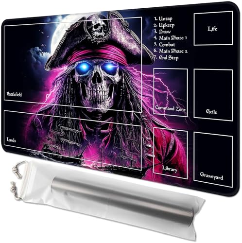 GYSYZJDH Kartenspielmatte für MTG & TCG, 61 x 35,6 cm, rutschfeste magische Spielmatte & Zonen, strapazierfähige Gummi-Oberfläche, ideal für Kartenspiele & Brettspiele, tragbar mit GYSYZJDH Kartenspielmatte für MTG & TCG, 61 x 35,6 cm, rutschfeste magische Spielmatte & Zonen, strapazierfähige Gummi-Oberfläche, ideal für Kartenspiele & Brettspiele, tragbar mit von GYSYZJDH