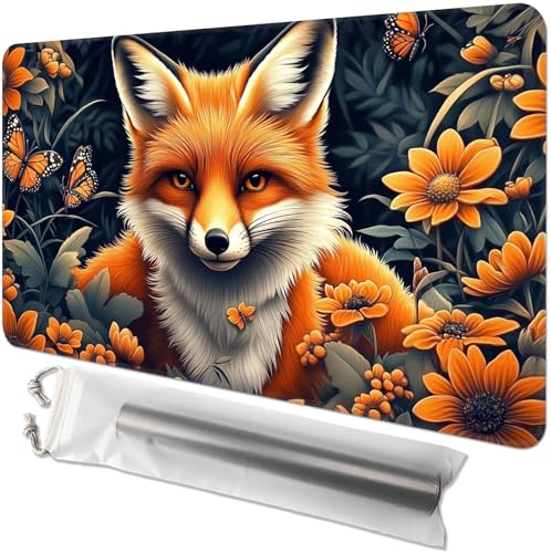 Kartenspiel-Spielmatte für MTG & TCG, 61 x 35,6 cm, rutschfeste magische Spielmatte, strapazierfähige Gummi-Oberfläche, ideal für Kartenspiele & Brettspiele, tragbar mit Aufbewahrungstasche, Schöner Kartenspiel-Spielmatte für MTG & TCG, 61 x 35,6 cm, rutschfeste magische Spielmatte, strapazierfähige Gummi-Oberfläche, ideal für Kartenspiele & Brettspiele, tragbar mit Aufbewahrungstasche, Schöner von GYSYZJDH