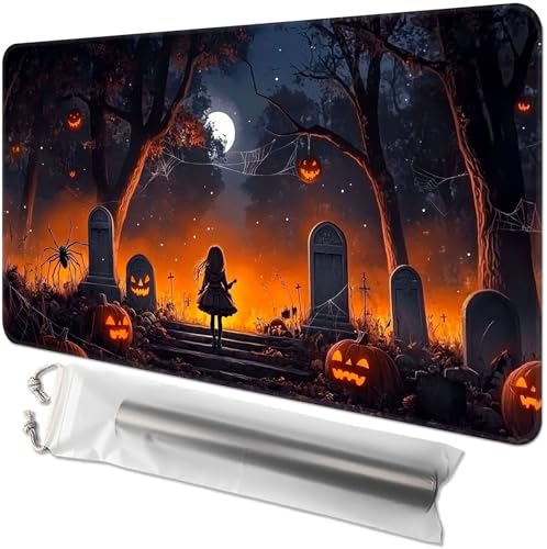Kartenspiel-Spielmatte für MTG & TCG, 61 x 35,6 cm, rutschfeste magische Spielmatte, strapazierfähige Gummi-Oberfläche, ideal für Kartenspiele & Brettspiele, tragbar mit Aufbewahrungstasche, Dunkler Kartenspiel-Spielmatte für MTG & TCG, 61 x 35,6 cm, rutschfeste magische Spielmatte, strapazierfähige Gummi-Oberfläche, ideal für Kartenspiele & Brettspiele, tragbar mit Aufbewahrungstasche, Dunkler von GYSYZJDH