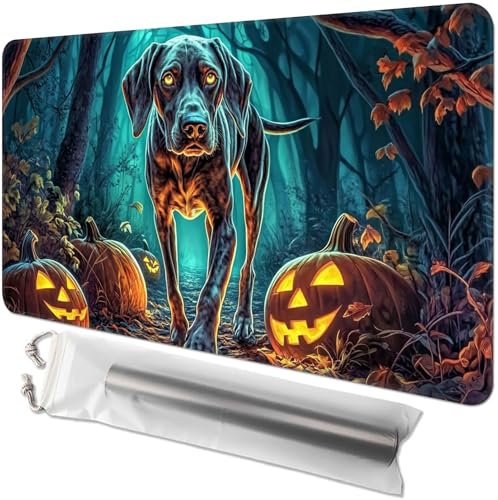 Kartenspiel-Spielmatte für MTG & TCG, 61 x 35,6 cm, rutschfeste magische Spielmatte, strapazierfähige Gummi-Oberfläche, ideal für Kartenspiele & Brettspiele, tragbar mit Aufbewahrungstasche, Kurzhaar Kartenspiel-Spielmatte für MTG & TCG, 61 x 35,6 cm, rutschfeste magische Spielmatte, strapazierfähige Gummi-Oberfläche, ideal für Kartenspiele & Brettspiele, tragbar mit Aufbewahrungstasche, Kurzhaar von GYSYZJDH
