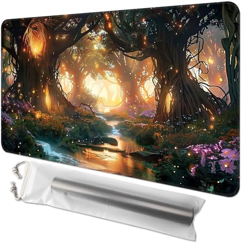 Kartenspiel-Spielmatte für MTG & TCG, 61 x 35,6 cm, rutschfeste magische Spielmatte, strapazierfähige Gummi-Oberfläche, ideal für Kartenspiele & Brettspiele, tragbar mit Aufbewahrungstasche Kartenspiel-Spielmatte für MTG & TCG, 61 x 35,6 cm, rutschfeste magische Spielmatte, strapazierfähige Gummi-Oberfläche, ideal für Kartenspiele & Brettspiele, tragbar mit Aufbewahrungstasche von GYSYZJDH