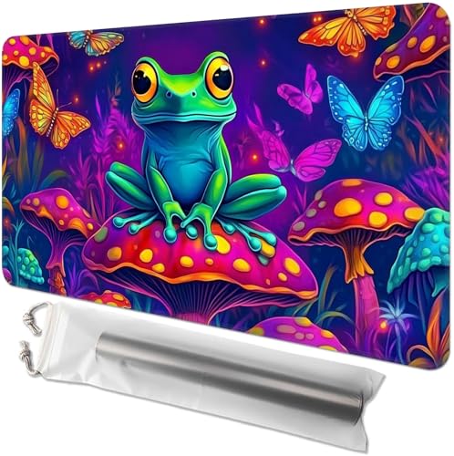 Kartenspiel-Spielmatte für MTG & TCG, 61 x 35,6 cm, rutschfeste magische Spielmatte, strapazierfähige Gummi-Oberfläche, ideal für Kartenspiele & Brettspiele, tragbar mit Aufbewahrungstasche Kartenspiel-Spielmatte für MTG & TCG, 61 x 35,6 cm, rutschfeste magische Spielmatte, strapazierfähige Gummi-Oberfläche, ideal für Kartenspiele & Brettspiele, tragbar mit Aufbewahrungstasche von GYSYZJDH